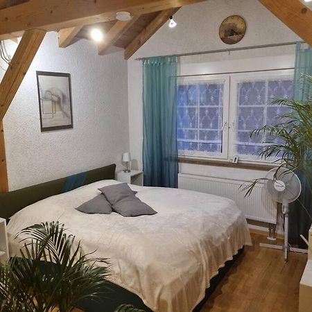 Gemuetliche Dachgeschosswohnung Erfurt Bagian luar foto